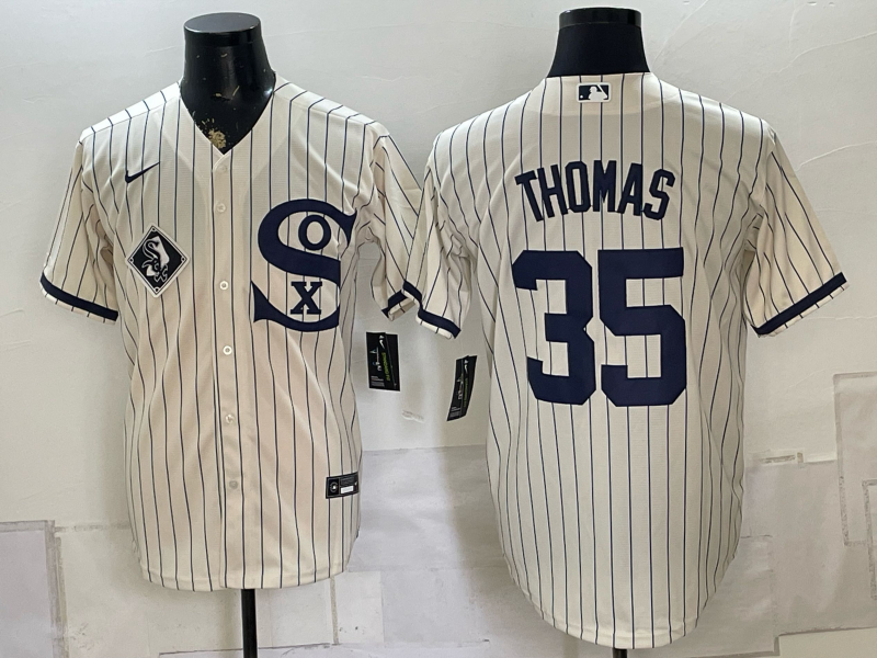 Men 2026 Chicago White Sox #35 Thomas white Game Nike MLB Jersey 0823001->chicago white sox->MLB Jersey